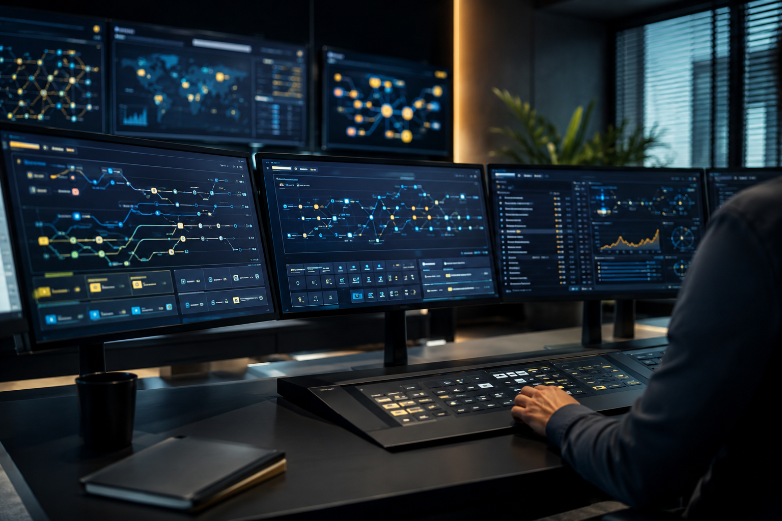 Centro de control para automatización e inteligencia artificial