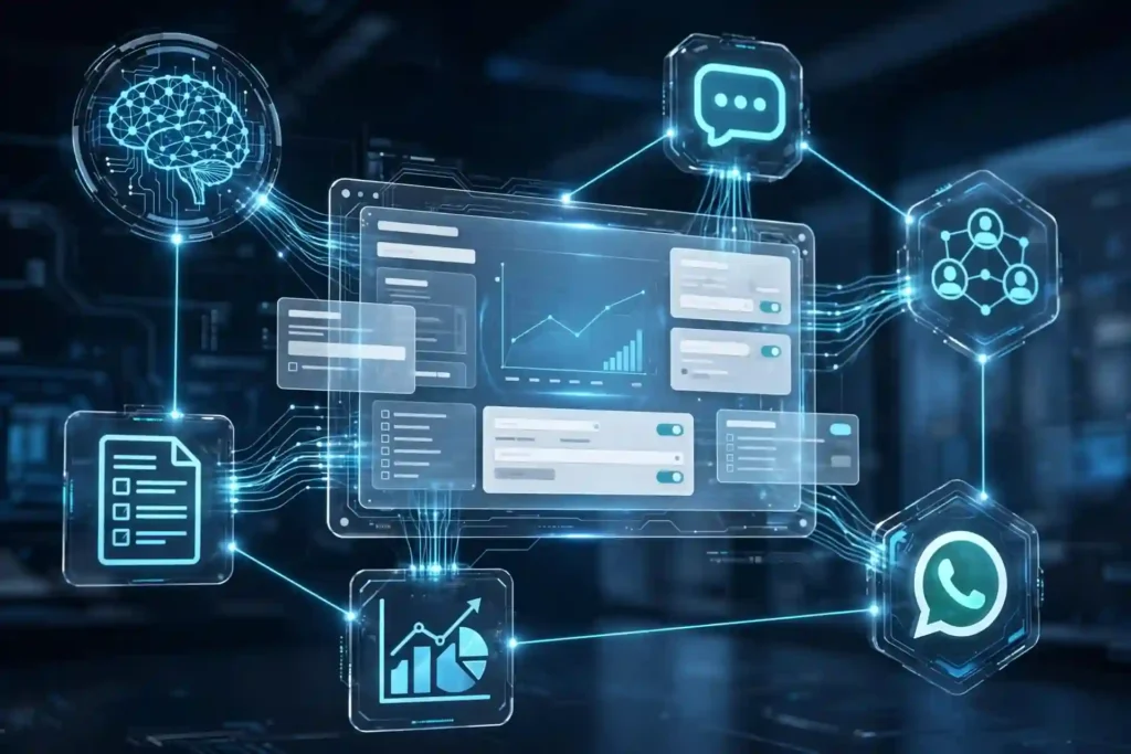 Inteligencia artificial integrada en una página web empresarial para automatizar procesos