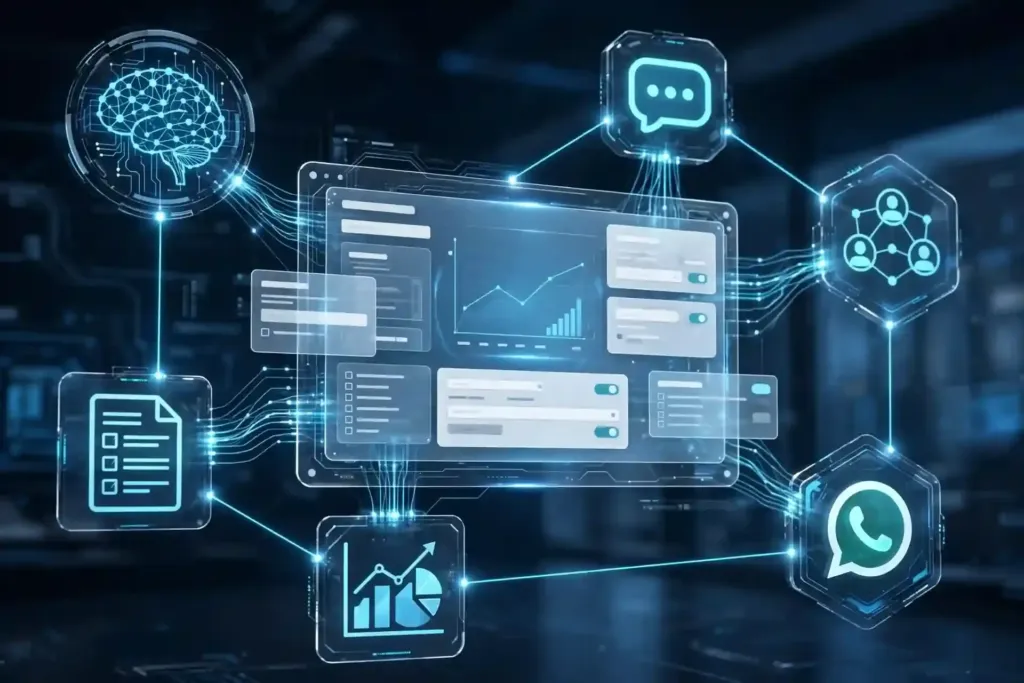 Inteligencia artificial integrada en una página web empresarial para automatizar procesos