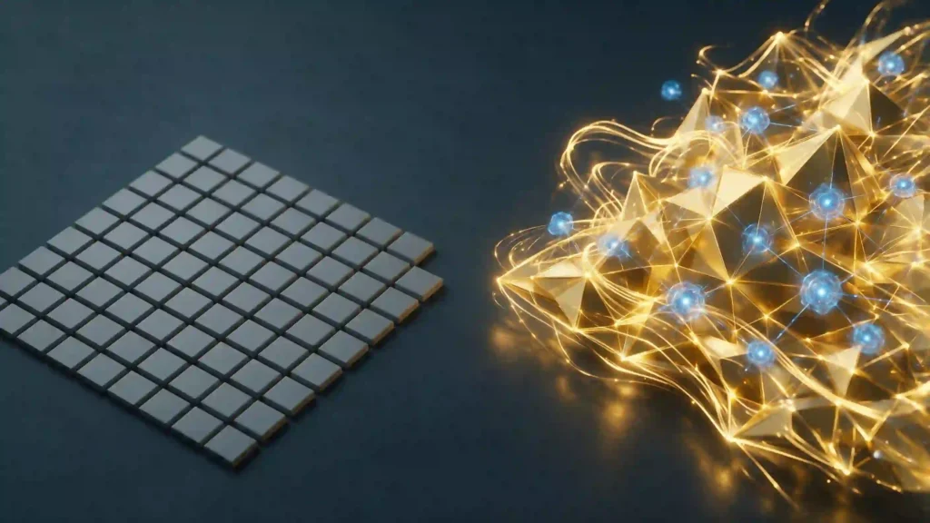 Visualización gráfica que compara las limitaciones del software genérico frente a la flexibilidad del desarrollo de software a la medida.