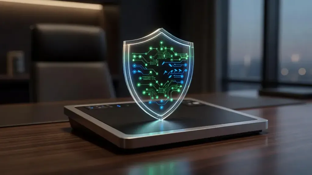 Consola de monitoreo mostrando anillos de seguridad y control de permisos en un servidor MCP.