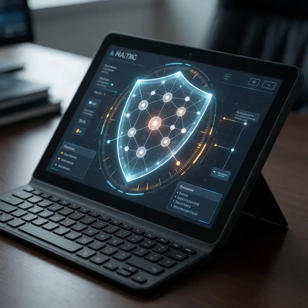 Terminal de diagnóstico de seguridad analizando posibles vulnerabilidades y anomalías en el código de un servidor.