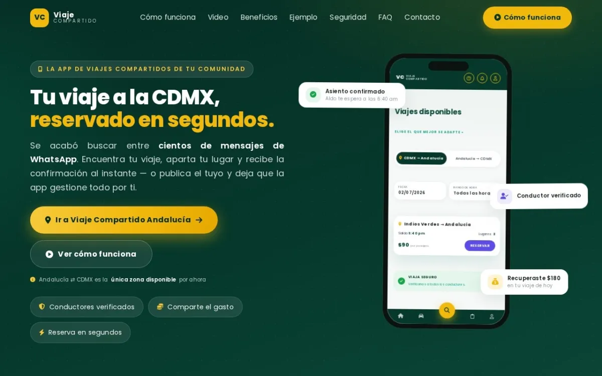 Imagen del proyecto Viaje Compartido