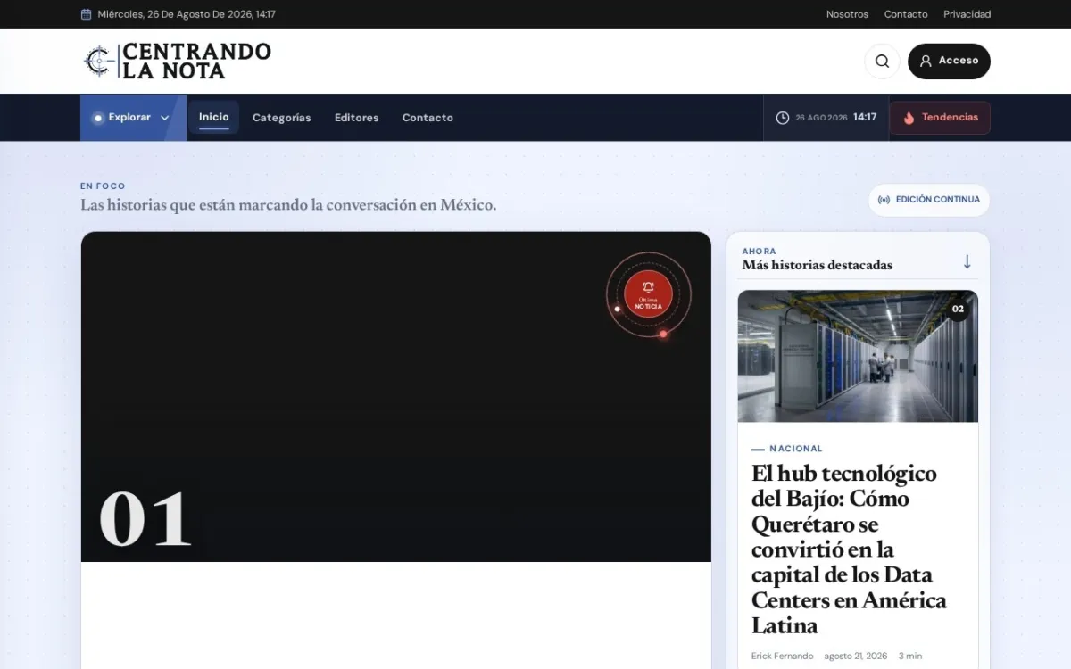 Imagen del proyecto centrandolanota