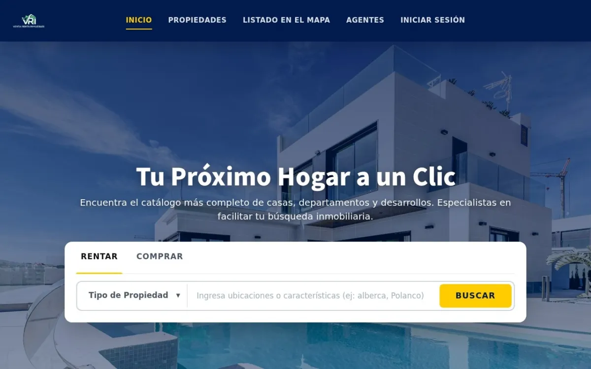 Imagen del proyecto Ventas y Rentas Inmobiliarias